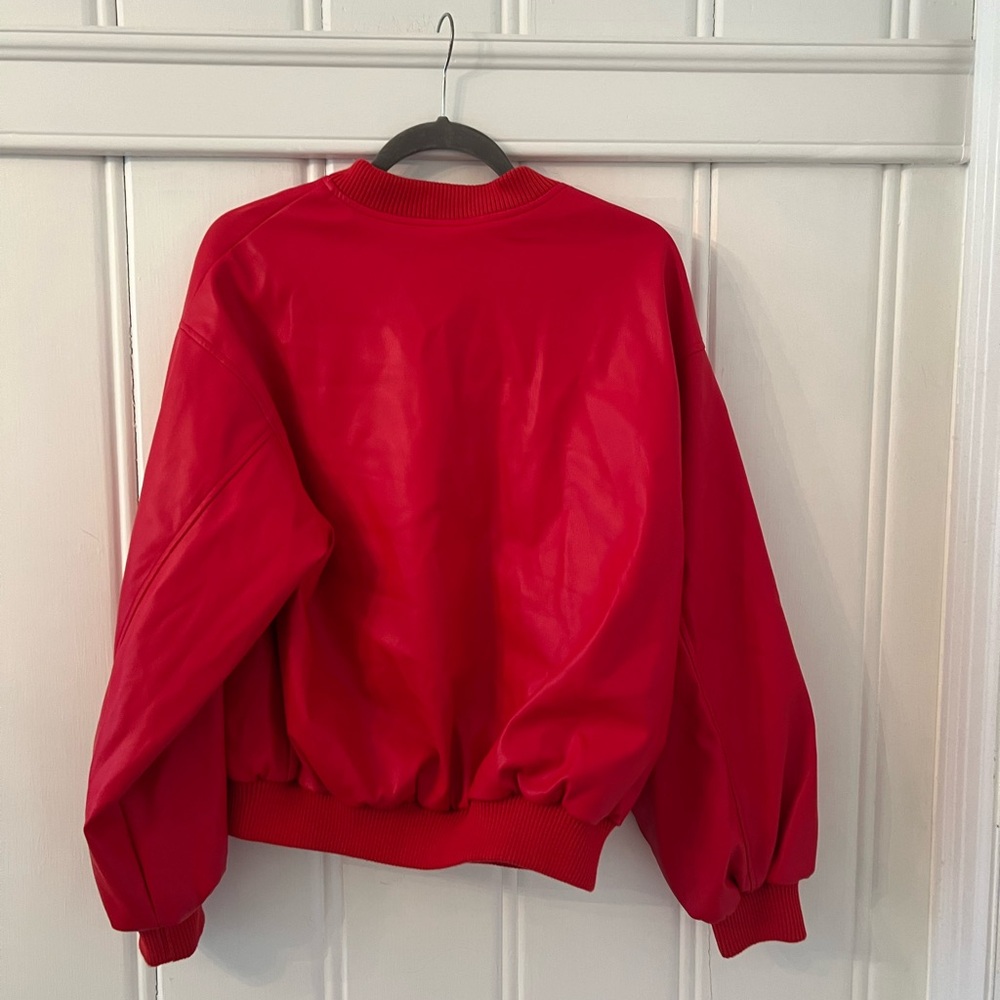 Double Zero Red Bomber Jacket - image 3